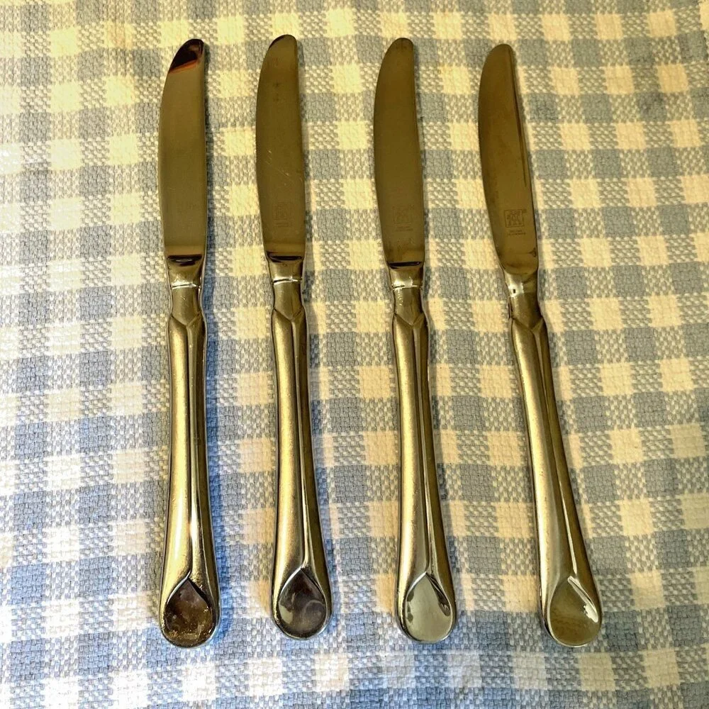 LOT 4 JA Henckels International Zwilling Heavy Duty Butter Dinner Knife Knives